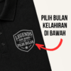 greybulan7 Silver Mystery Baju Polo Legends Are Born in Bulan Kelahiran